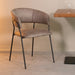 LABEL51 Eetkamerstoel Luuk - Taupe - Micro Suede-Eetkamerstoelen-LABEL51