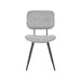 LABEL51 Eetkamerstoel Lux - Zinc - Weave - Zwart Metalen Frame-Eetkamerstoelen-LABEL51