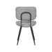 LABEL51 Eetkamerstoel Lux - Zinc - Weave - Zwart Metalen Frame-Eetkamerstoelen-LABEL51