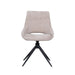 LABEL51 Eetkamerstoel Marlow - Clay - Elite - Black Frame - Draaibaar-Eetkamerstoelen-LABEL51