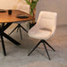 LABEL51 Eetkamerstoel Marlow - Clay - Elite - Zwart Metalen Frame-Eetkamerstoelen-LABEL51