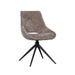 LABEL51 Eetkamerstoel Marlow - Hunter - Elite - Black Frame - Draaibaar-Eetkamerstoelen-LABEL51