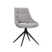 LABEL51 Eetkamerstoel Marlow - Stone - Elite - Black Frame - Draaibaar-Eetkamerstoelen-LABEL51