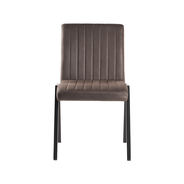 LABEL51 Eetkamerstoel Matz - Antraciet - Microvezel-Eetkamerstoelen-LABEL51