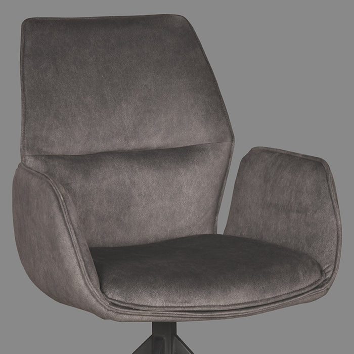 LABEL51 Eetkamerstoel Mellow - Antraciet - Cosmo - Draaibaar-Eetkamerstoelen-LABEL51