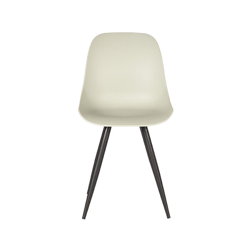LABEL51 Eetkamerstoel Monza - Breeze - PP - Zwart Metalen Frame-Eetkamerstoelen-LABEL51