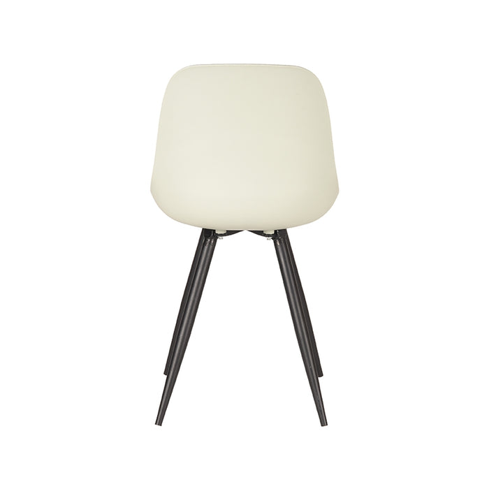 LABEL51 Eetkamerstoel Monza - Breeze - PP - Zwart Metalen Frame-Eetkamerstoelen-LABEL51