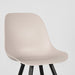 LABEL51 Eetkamerstoel Monza - Zand - PP - Zwart Metalen Frame-Eetkamerstoelen-LABEL51