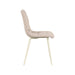 LABEL51 Eetkamerstoel Nino - Naturel - Boucle - Wit Metalen Frame-Eetkamerstoelen-LABEL51