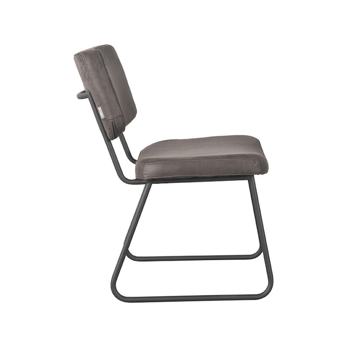LABEL51 Eetkamerstoel Noah - Antraciet - Micro Suede-Eetkamerstoelen-LABEL51