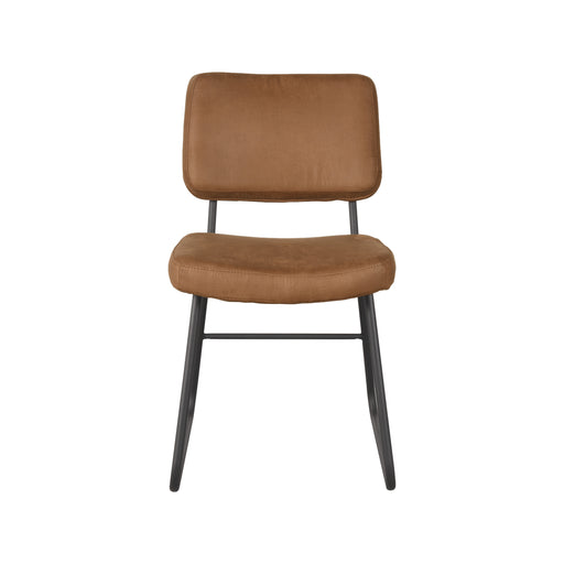 LABEL51 Eetkamerstoel Noah - Cognac - Micro Suede-Eetkamerstoelen-LABEL51
