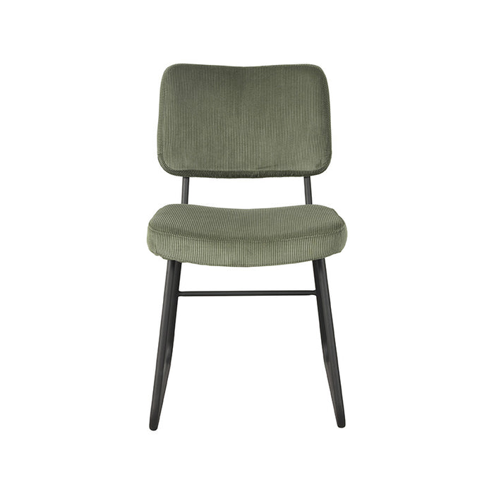 LABEL51 Eetkamerstoel Noah Forest Ribcord 47x61x85 cm-Eetkamerstoelen-LABEL51