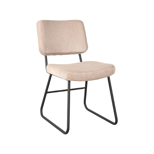 LABEL51 Eetkamerstoel Noah - Naturel - Ribcord-Eetkamerstoelen-LABEL51