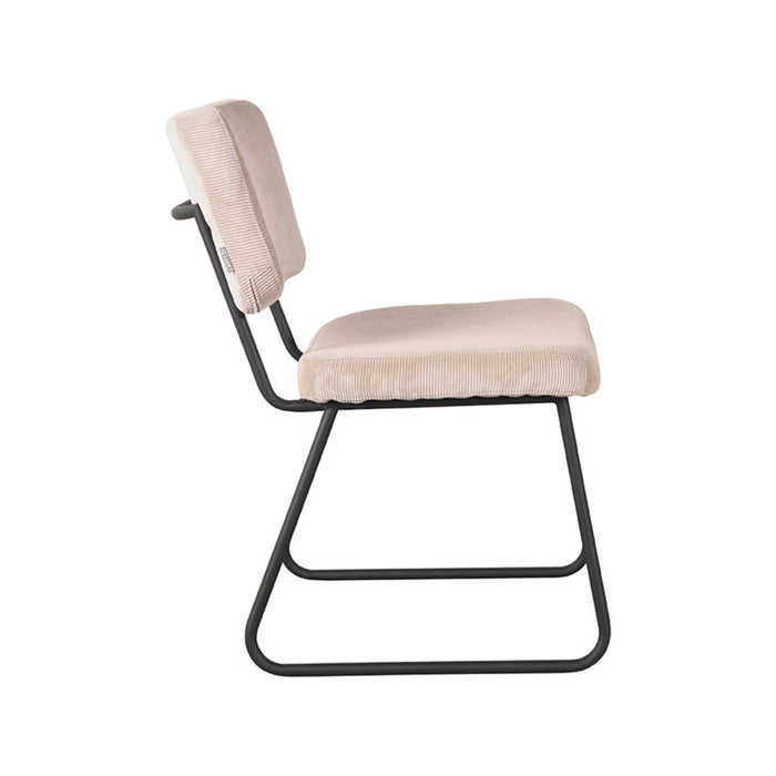 LABEL51 Eetkamerstoel Noah - Naturel - Ribcord-Eetkamerstoelen-LABEL51