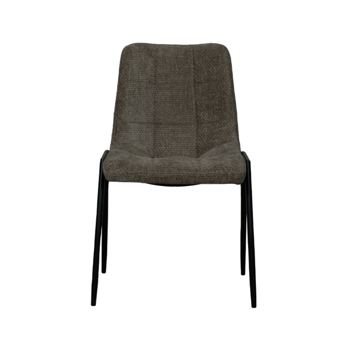 LABEL51 Eetkamerstoel Noor - Hunter - Elite - Zwart Metalen Frame-Eetkamerstoelen-LABEL51