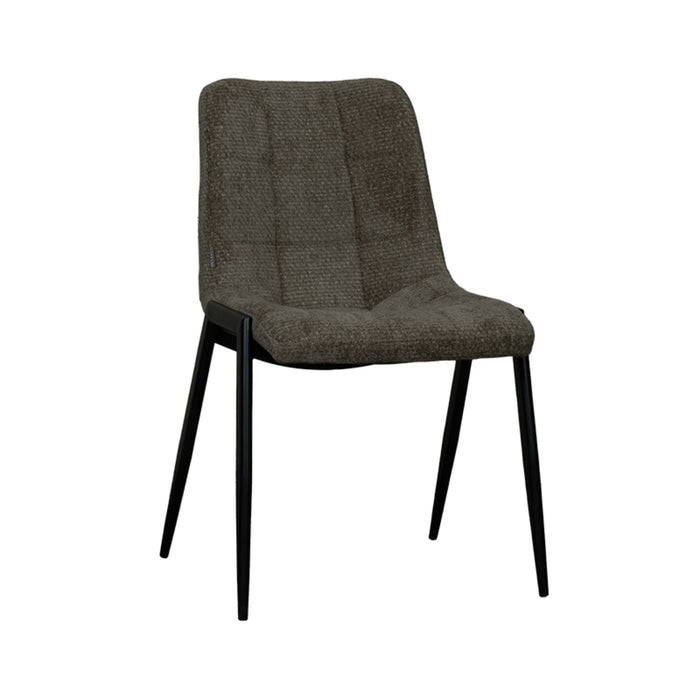 LABEL51 Eetkamerstoel Noor - Hunter - Elite - Zwart Metalen Frame-Eetkamerstoelen-LABEL51