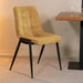 LABEL51 Eetkamerstoel Noor - Mustard - Elite - Black Frame-Eetkamerstoelen-LABEL51