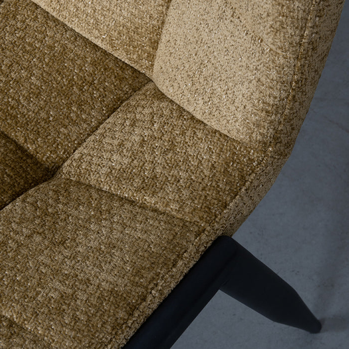 LABEL51 Eetkamerstoel Noor - Mustard - Elite - Black Frame-Eetkamerstoelen-LABEL51