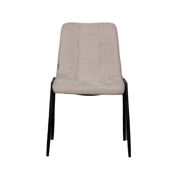 LABEL51 Eetkamerstoel Noor - Naturel - Elite - Black Frame-Eetkamerstoelen-LABEL51
