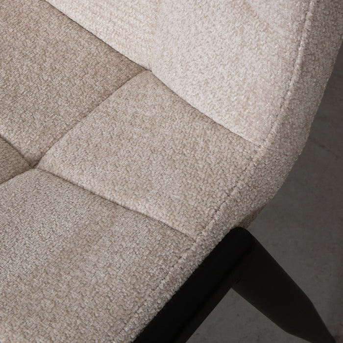 LABEL51 Eetkamerstoel Noor - Naturel - Elite - Black Frame-Eetkamerstoelen-LABEL51