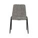 LABEL51 Eetkamerstoel Noor - Stone - Elite - Zwart Metalen Frame-Eetkamerstoelen-LABEL51