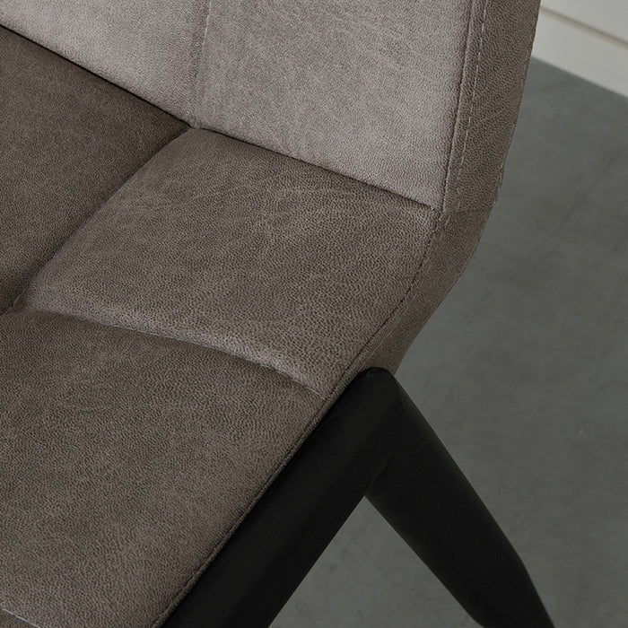 Esszimmerstuhl Noor - Taupe - Micro Suede