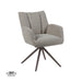 Eetkamerstoel Padua - Mushroom - Royal Boucle - Brons Metalen...-Eetkamerstoelen-LABEL51