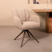 LABEL51 Eetkamerstoel Padua - Mushroom - Royal Boucle - Brons Metalen...-Eetkamerstoelen-LABEL51