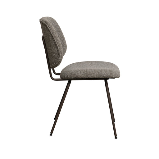 LABEL51 Eetkamerstoel Ravenna - Mushroom - Royal Boucle - Brons-Eetkamerstoelen-LABEL51