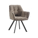 LABEL51 Eetkamerstoel Riley Stof Taupe-Eetkamerstoelen-LABEL51