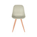 LABEL51 Eetkamerstoel Rimini Breeze PP Naturel Houtlook Frame 46x54x88 cm-Eetkamerstoelen-LABEL51