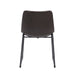 LABEL51 Eetkamerstoel Risto Donkerbruin Kunstleder 47x55x79 cm-Eetkamerstoelen-LABEL51