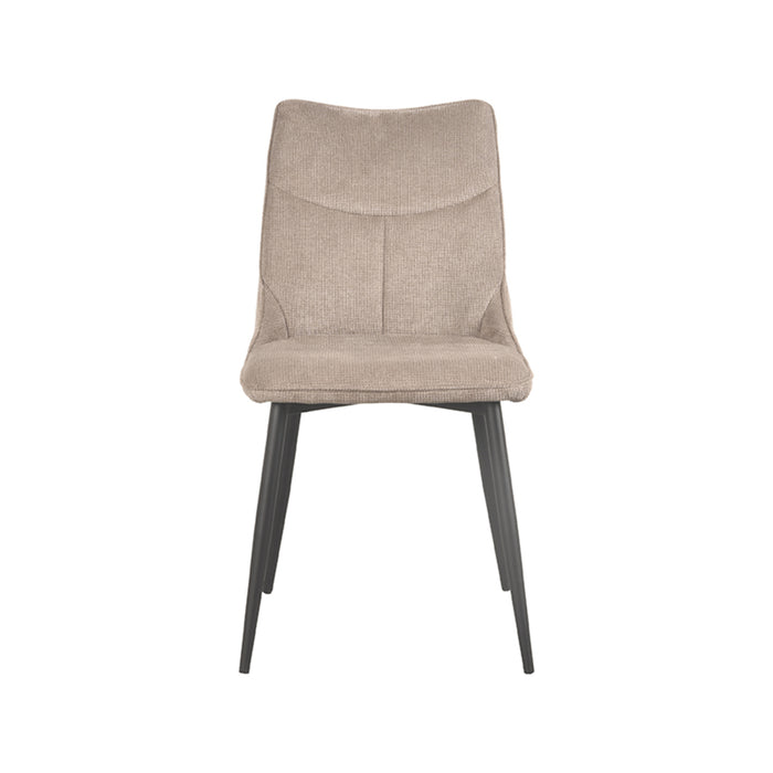 LABEL51 Eetkamerstoel Riv - Clay - Cato - Zwart Metalen Frame-Eetkamerstoelen-LABEL51