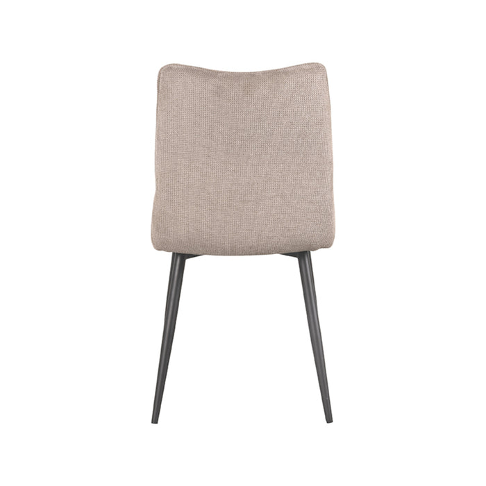 LABEL51 Eetkamerstoel Riv - Clay - Cato - Zwart Metalen Frame-Eetkamerstoelen-LABEL51