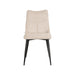 LABEL51 Eetkamerstoel Riv - Naturel - Cato - Zwart Metalen Frame-Eetkamerstoelen-LABEL51
