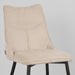 LABEL51 Eetkamerstoel Riv - Naturel - Cato - Zwart Metalen Frame-Eetkamerstoelen-LABEL51
