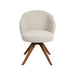 Eetkamerstoel Sabi - Naturel - Royal Boucle - Walnoot Houten...-Eetkamerstoelen-LABEL51
