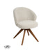 Eetkamerstoel Sabi - Naturel - Royal Boucle - Walnoot Houten...-Eetkamerstoelen-LABEL51