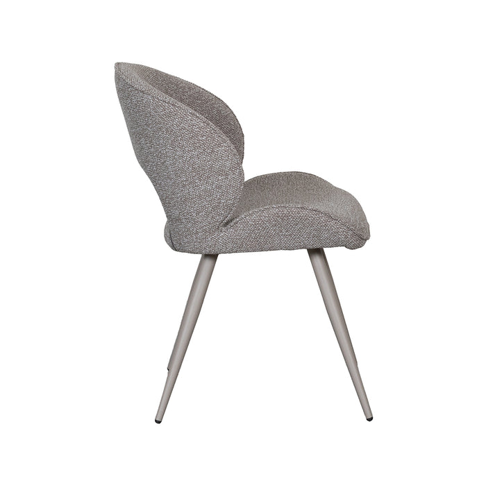 LABEL51 Eetkamerstoel Sakura Bouclé Mushroom-Eetkamerstoelen-LABEL51