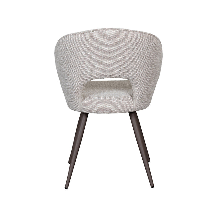 LABEL51 Eetkamerstoel Sakura Bouclé Naturel-Eetkamerstoelen-LABEL51