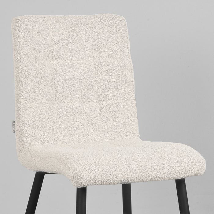 LABEL51 Eetkamerstoel Sam - Champagne - Boucle-Eetkamerstoelen-LABEL51