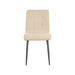 LABEL51 Eetkamerstoel Sam - Zand - Boucle - Zwart Metalen Frame-Eetkamerstoelen-LABEL51