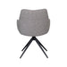 LABEL51 Eetkamerstoel Sawa Bouclé Mushroom Draaibaar Zwart Onderstel-Eetkamerstoelen-LABEL51