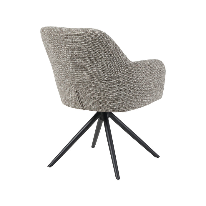 LABEL51 Eetkamerstoel Sayuri Mushroom bouclé 65x63x84 cm