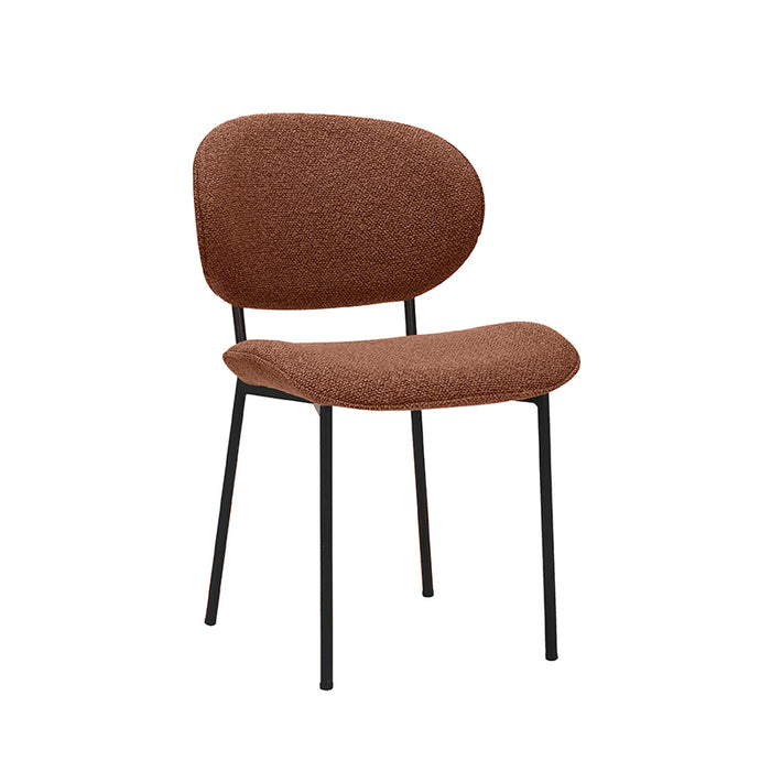 LABEL51 Eetkamerstoel Senn - Coral - Royal Boucle-Eetkamerstoelen-LABEL51