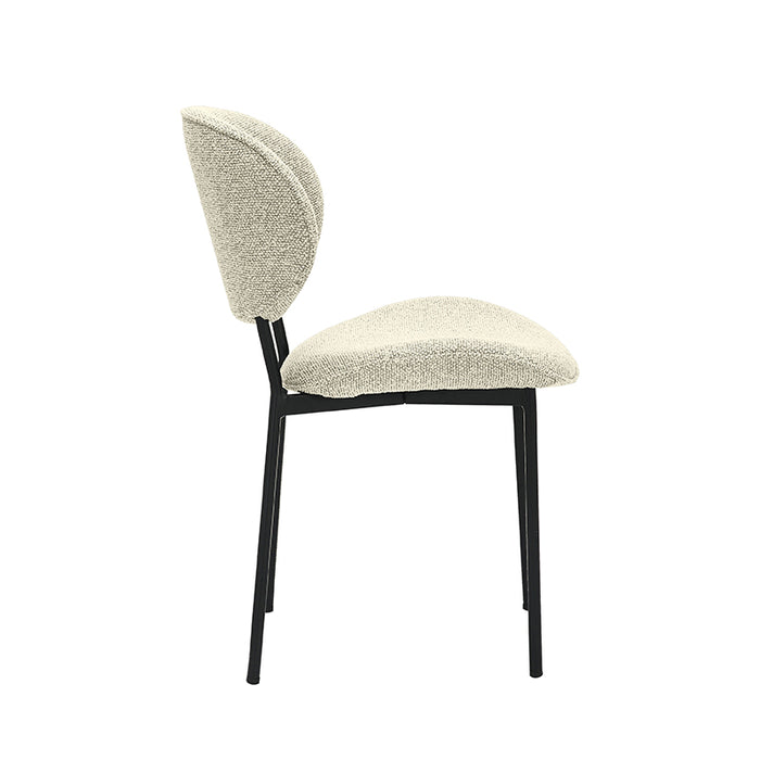 LABEL51 Eetkamerstoel Senn - Naturel - Royal Boucle-Eetkamerstoelen-LABEL51