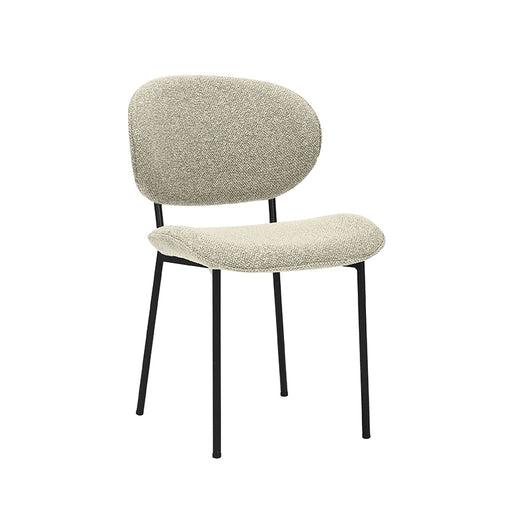 LABEL51 Eetkamerstoel Senn - Naturel - Royal Boucle-Eetkamerstoelen-LABEL51