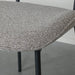 LABEL51 Eetkamerstoel Senn - Truffel grijs - Boucle - Black Frame-Eetkamerstoelen-LABEL51