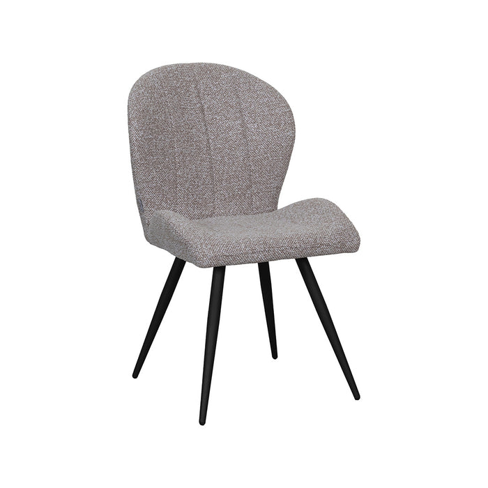 LABEL51 Eetkamerstoel Sil Bouclé Mushroom-Eetkamerstoelen-LABEL51