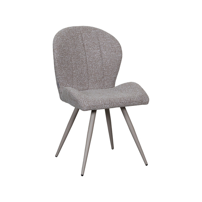 LABEL51 Eetkamerstoel Sil Bouclé Mushroom-Eetkamerstoelen-LABEL51